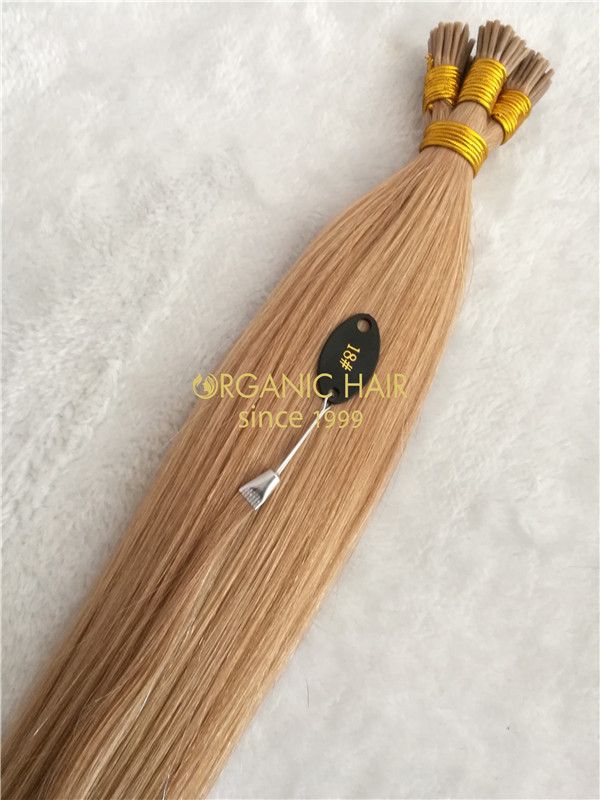 Wholesale best human remy itip hair extension #18  X26